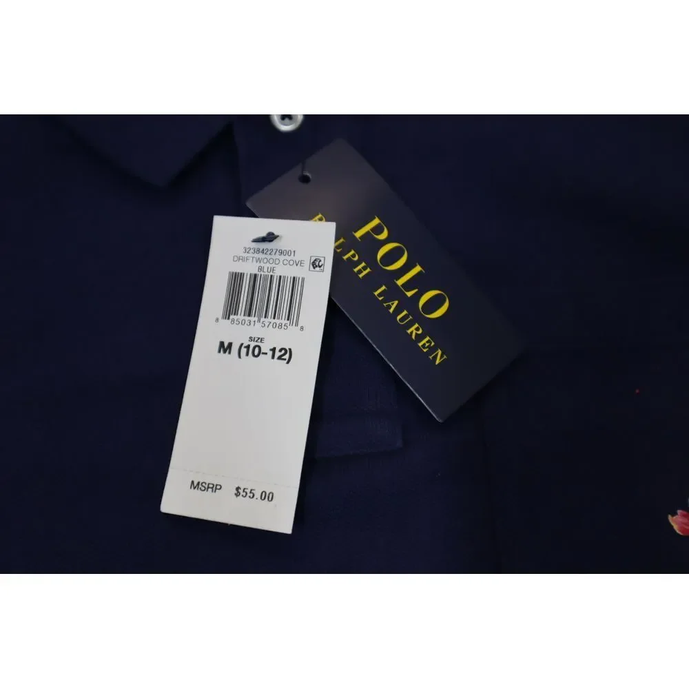 Polo Ralph Lauren Big Boys Navy Polo Shirt Size M‎ (10-12)